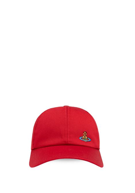 orb baseball cap unisex red VIVIENNE WESTWOOD | 81020019-W00DD-H401